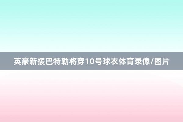 英豪新援巴特勒将穿10号球衣体育录像/图片