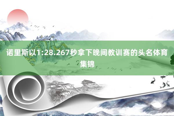 诺里斯以1:28.267秒拿下晚间教训赛的头名体育集锦