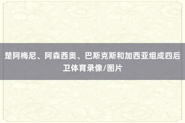楚阿梅尼、阿森西奥、巴斯克斯和加西亚组成四后卫体育录像/图片