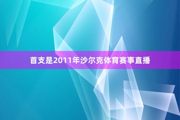 首支是2011年沙尔克体育赛事直播