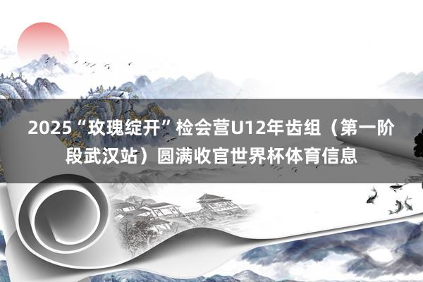 2025“玫瑰绽开”检会营U12年齿组（第一阶段武汉站）圆满收官世界杯体育信息