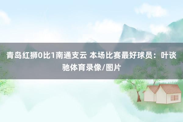 青岛红狮0比1南通支云 本场比赛最好球员：叶谈驰体育录像/图片