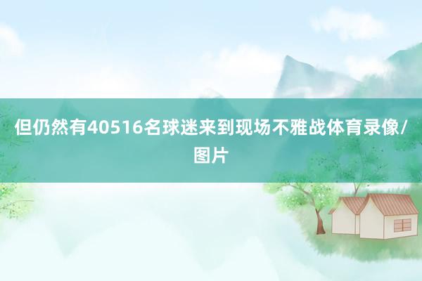 但仍然有40516名球迷来到现场不雅战体育录像/图片