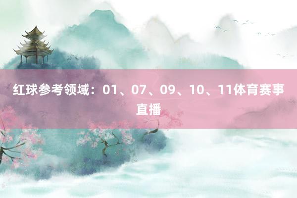 红球参考领域：01、07、09、10、11体育赛事直播