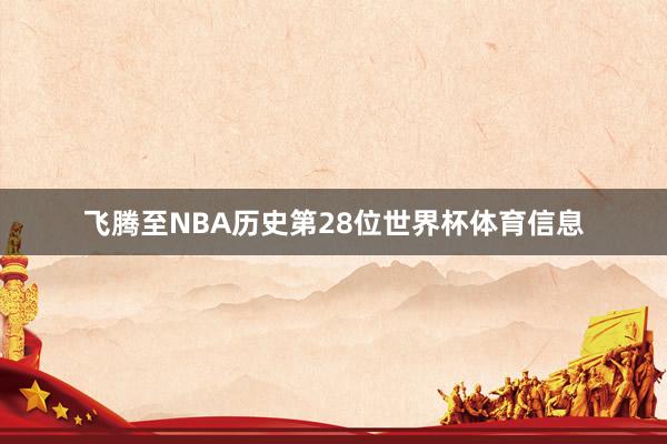 飞腾至NBA历史第28位世界杯体育信息